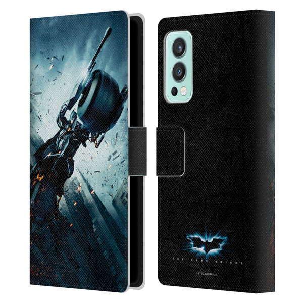 The Dark Knight Key Art Batman Batpod Leather Book Wallet Case Cover For OnePlus Nord 2 5G