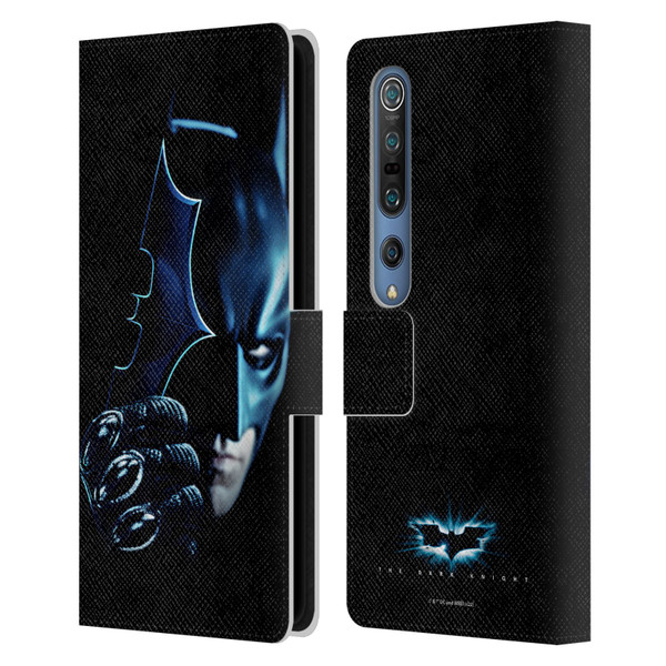The Dark Knight Key Art Batman Batarang Leather Book Wallet Case Cover For Xiaomi Mi 10 5G / Mi 10 Pro 5G