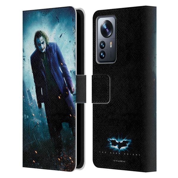 The Dark Knight Key Art Joker Poster Leather Book Wallet Case Cover For Xiaomi 12 Pro