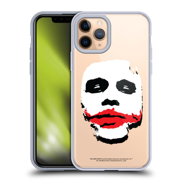 The Dark Knight Character Art Joker Face Soft Gel Case for Apple iPhone 11 Pro