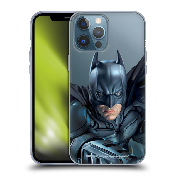 The Dark Knight Character Art Batman Soft Gel Case for Apple iPhone 13 Pro Max