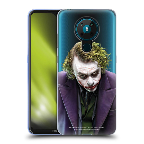 The Dark Knight Character Art Joker Soft Gel Case for Nokia 5.3