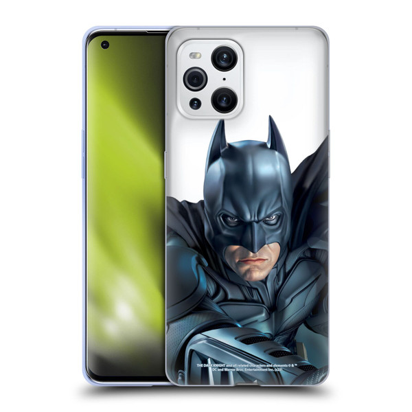 The Dark Knight Character Art Batman Soft Gel Case for OPPO Find X3 / Pro