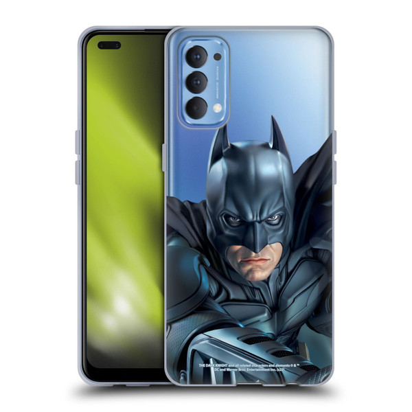 The Dark Knight Character Art Batman Soft Gel Case for OPPO Reno 4 5G