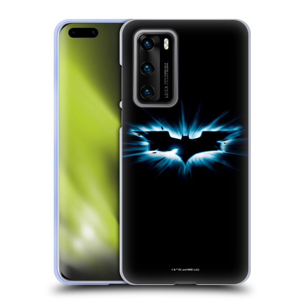 The Dark Knight Graphics Logo Black Soft Gel Case for Huawei P40 5G
