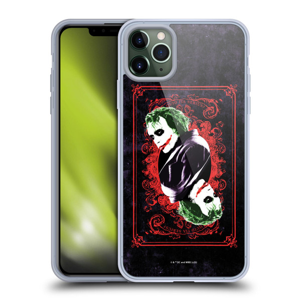 The Dark Knight Graphics Joker Card Soft Gel Case for Apple iPhone 11 Pro Max