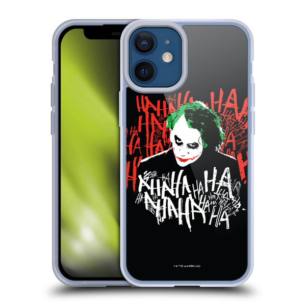 The Dark Knight Graphics Joker Laugh Soft Gel Case for Apple iPhone 12 Mini