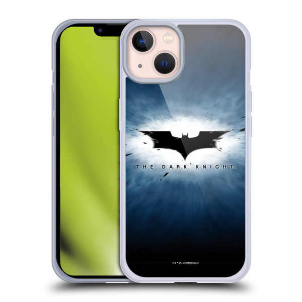 The Dark Knight Graphics Logo Soft Gel Case for Apple iPhone 13