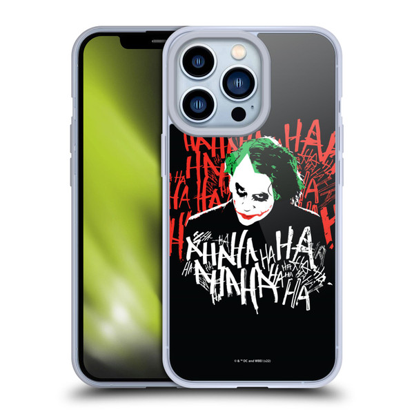 The Dark Knight Graphics Joker Laugh Soft Gel Case for Apple iPhone 13 Pro