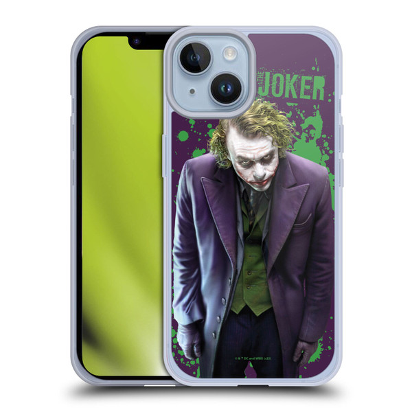 The Dark Knight Graphics Character Art Soft Gel Case for Apple iPhone 14