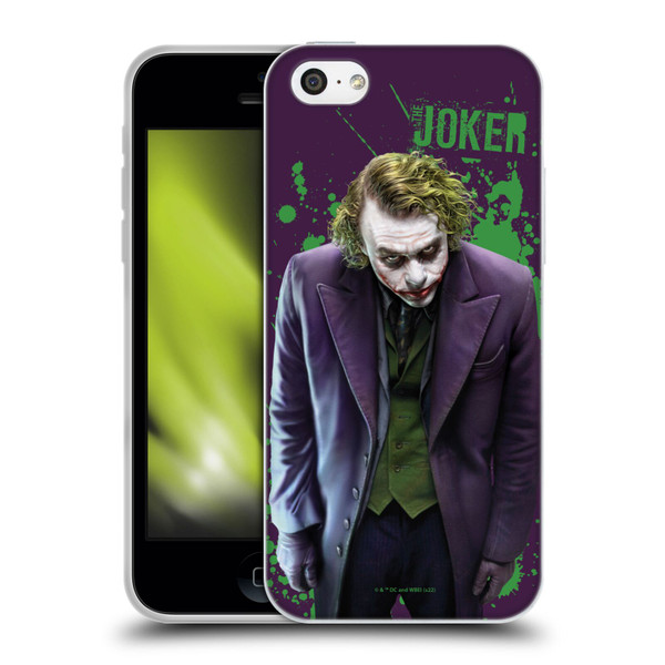 The Dark Knight Graphics Character Art Soft Gel Case for Apple iPhone 5c