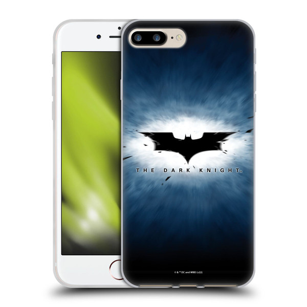 The Dark Knight Graphics Logo Soft Gel Case for Apple iPhone 7 Plus / iPhone 8 Plus