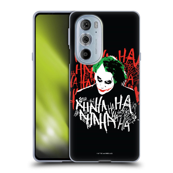 The Dark Knight Graphics Joker Laugh Soft Gel Case for Motorola Edge X30