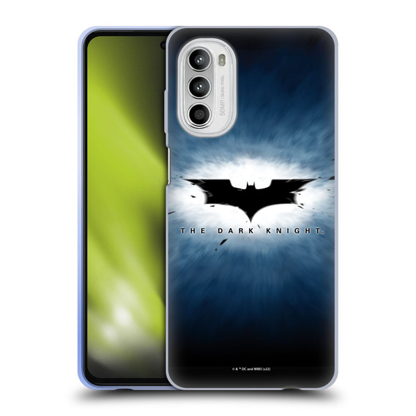 The Dark Knight Graphics Logo Soft Gel Case for Motorola Moto G52