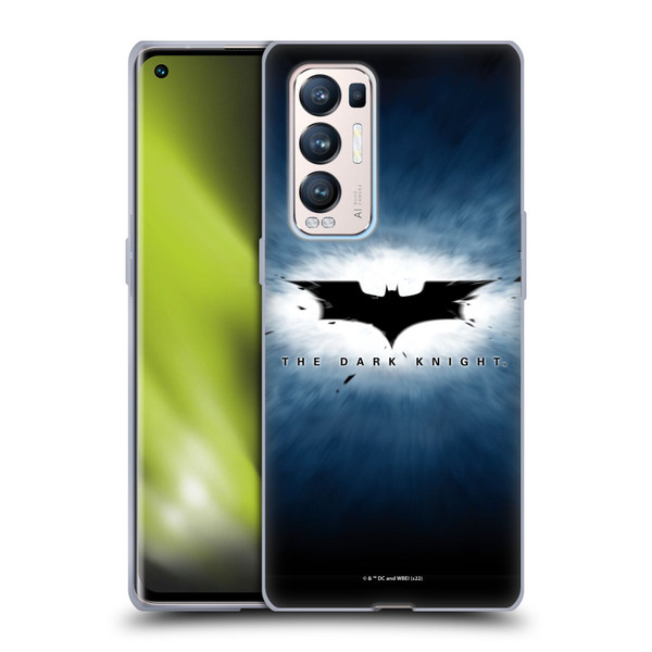 The Dark Knight Graphics Logo Soft Gel Case for OPPO Find X3 Neo / Reno5 Pro+ 5G