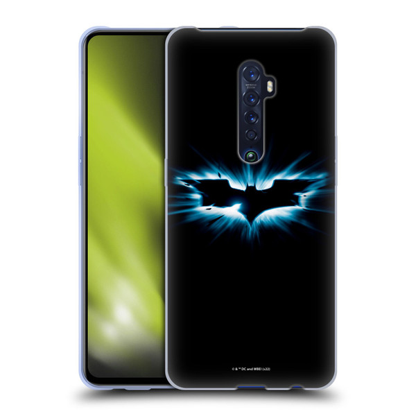 The Dark Knight Graphics Logo Black Soft Gel Case for OPPO Reno 2
