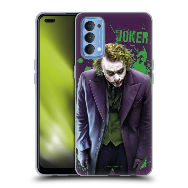 The Dark Knight Graphics Character Art Soft Gel Case for OPPO Reno 4 5G