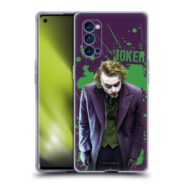 The Dark Knight Graphics Character Art Soft Gel Case for OPPO Reno 4 Pro 5G