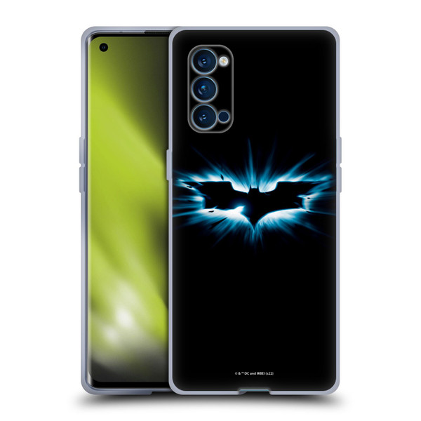 The Dark Knight Graphics Logo Black Soft Gel Case for OPPO Reno 4 Pro 5G
