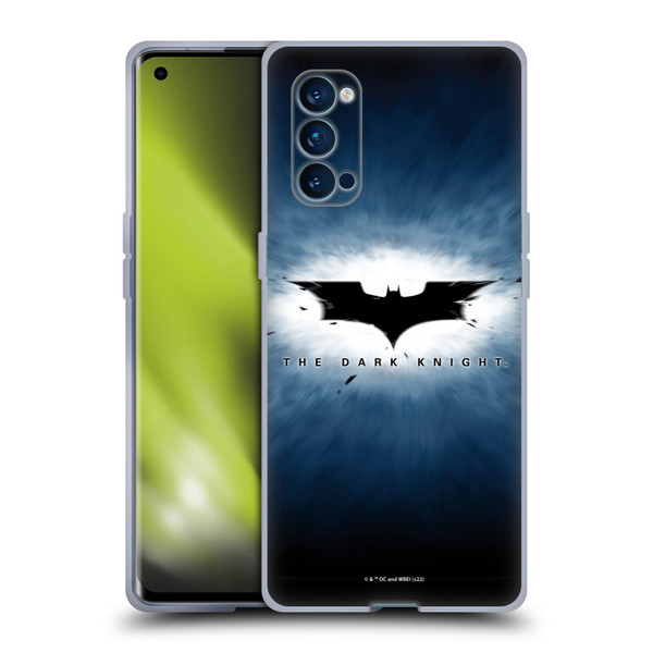 The Dark Knight Graphics Logo Soft Gel Case for OPPO Reno 4 Pro 5G