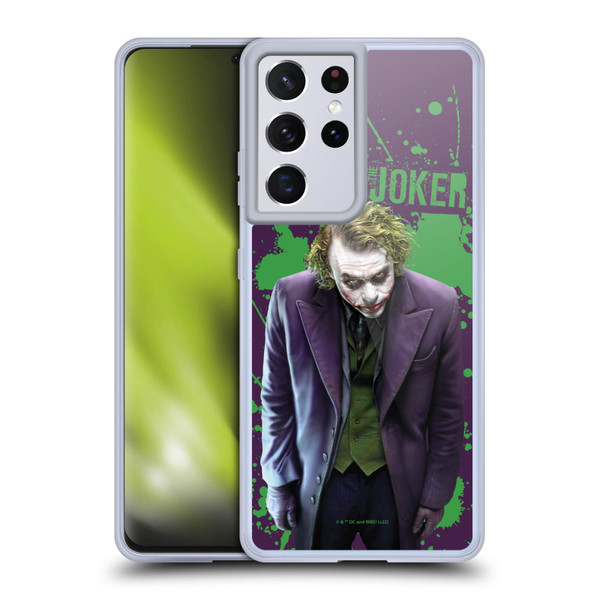 The Dark Knight Graphics Character Art Soft Gel Case for Samsung Galaxy S21 Ultra 5G