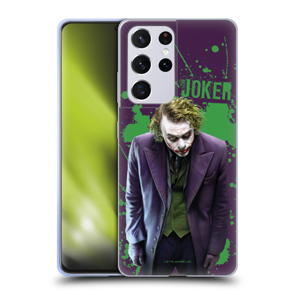 The Dark Knight Graphics Character Art Soft Gel Case for Samsung Galaxy S21 Ultra 5G