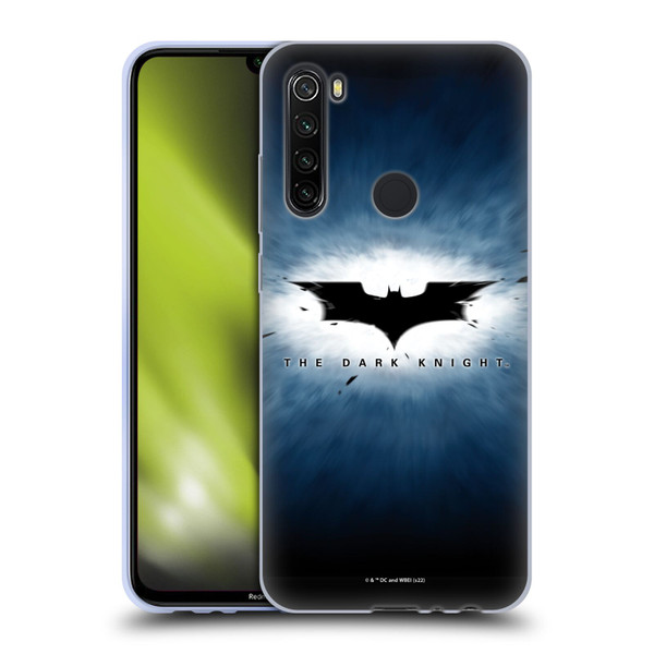 The Dark Knight Graphics Logo Soft Gel Case for Xiaomi Redmi Note 8T