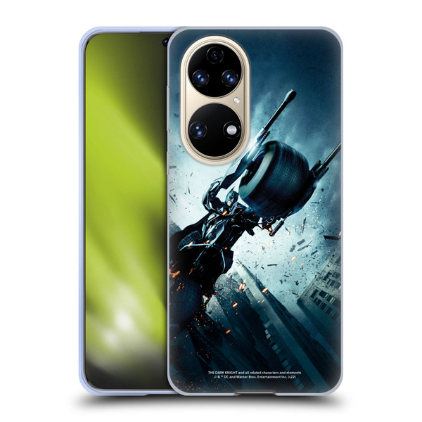The Dark Knight Key Art Batman Batpod Soft Gel Case for Huawei P50