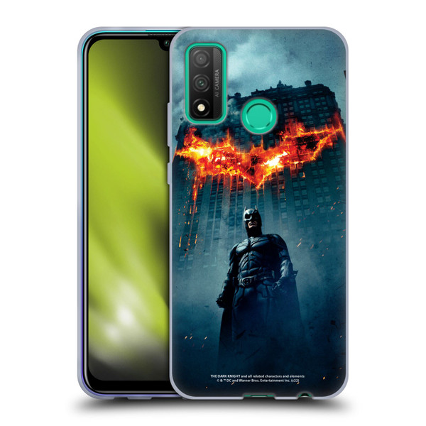 The Dark Knight Key Art Batman Poster Soft Gel Case for Huawei P Smart (2020)