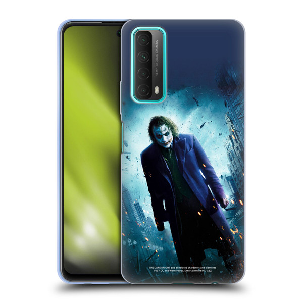 The Dark Knight Key Art Joker Poster Soft Gel Case for Huawei P Smart (2021)