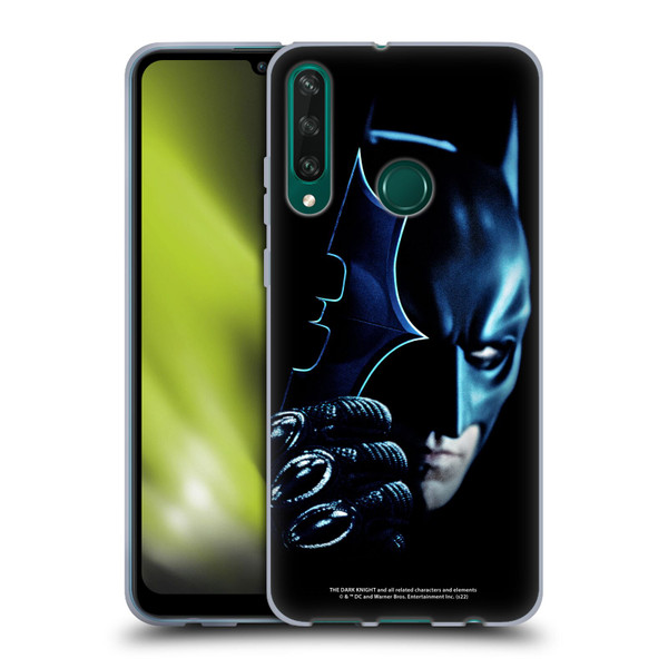 The Dark Knight Key Art Batman Batarang Soft Gel Case for Huawei Y6p