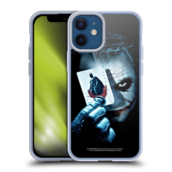 The Dark Knight Key Art Joker Card Soft Gel Case for Apple iPhone 12 Mini & MagSafe