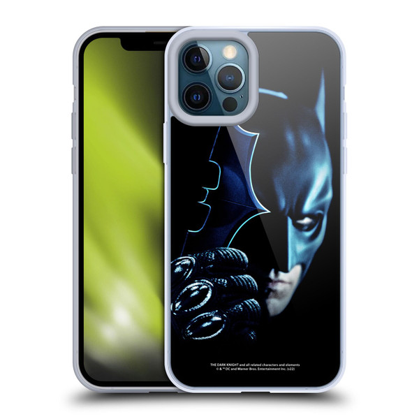 The Dark Knight Key Art Batman Batarang Soft Gel Case for Apple iPhone 12 Pro Max