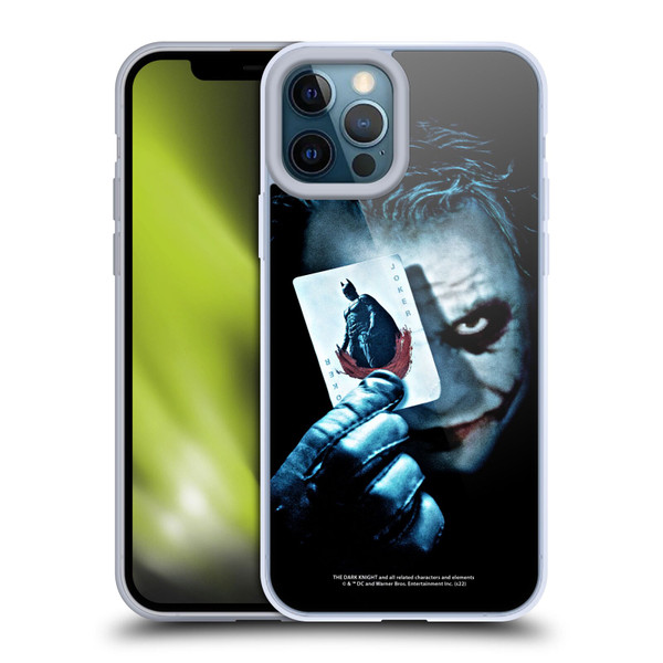 The Dark Knight Key Art Joker Card Soft Gel Case for Apple iPhone 12 Pro Max & MagSafe