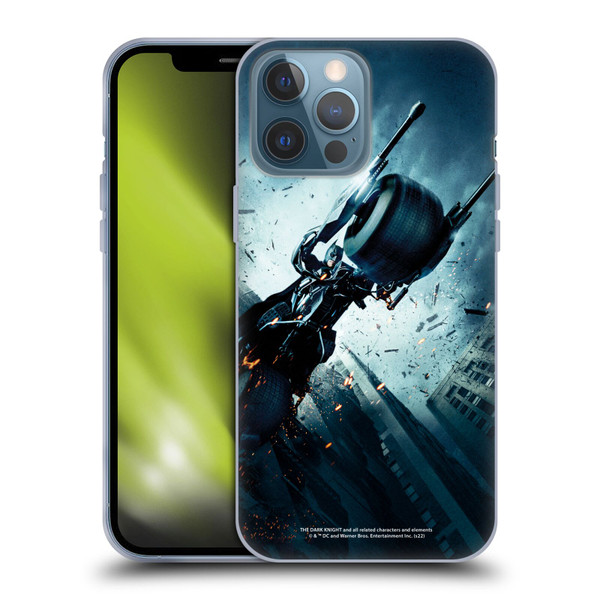 The Dark Knight Key Art Batman Batpod Soft Gel Case for Apple iPhone 13 Pro Max
