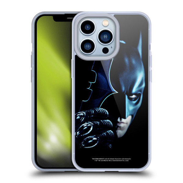 The Dark Knight Key Art Batman Batarang Soft Gel Case for Apple iPhone 13 Pro & MagSafe