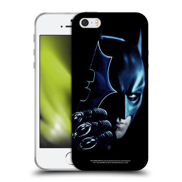 The Dark Knight Key Art Batman Batarang Soft Gel Case for Apple iPhone 5 / 5s / iPhone SE 2016