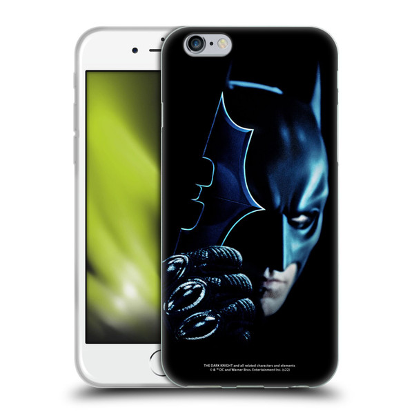 The Dark Knight Key Art Batman Batarang Soft Gel Case for Apple iPhone 6 / iPhone 6s