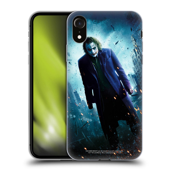 The Dark Knight Key Art Joker Poster Soft Gel Case for Apple iPhone XR