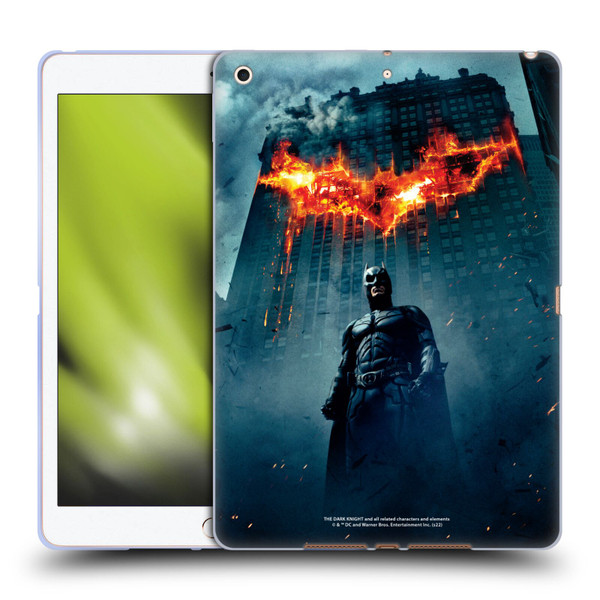 The Dark Knight Key Art Batman Poster Soft Gel Case for Apple iPad 10.2 2019/2020/2021