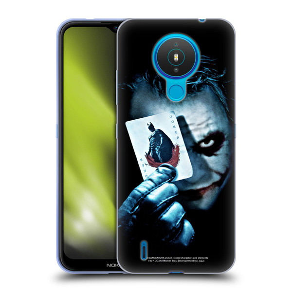The Dark Knight Key Art Joker Card Soft Gel Case for Nokia 1.4