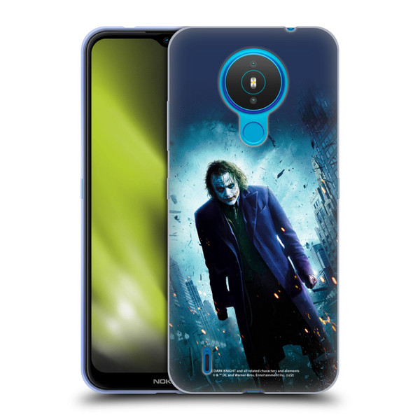 The Dark Knight Key Art Joker Poster Soft Gel Case for Nokia 1.4