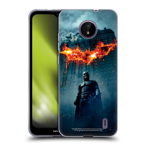 The Dark Knight Key Art Batman Poster Soft Gel Case for Nokia C10 / C20