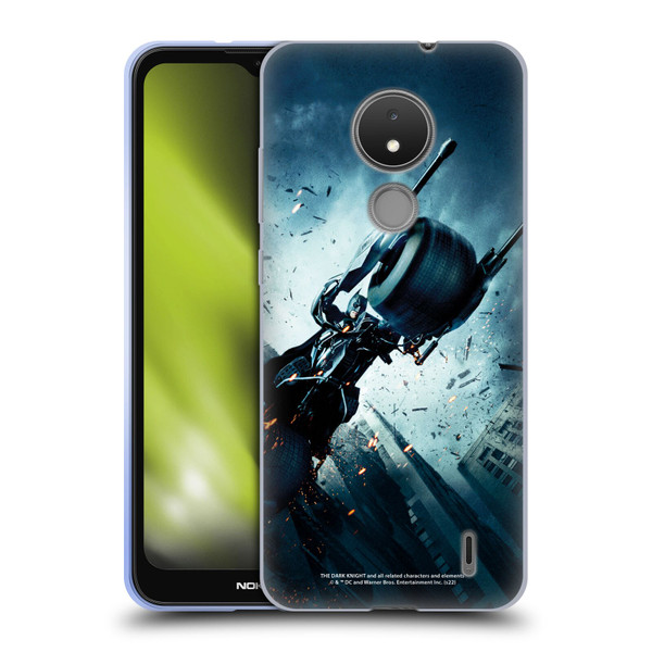 The Dark Knight Key Art Batman Batpod Soft Gel Case for Nokia C21