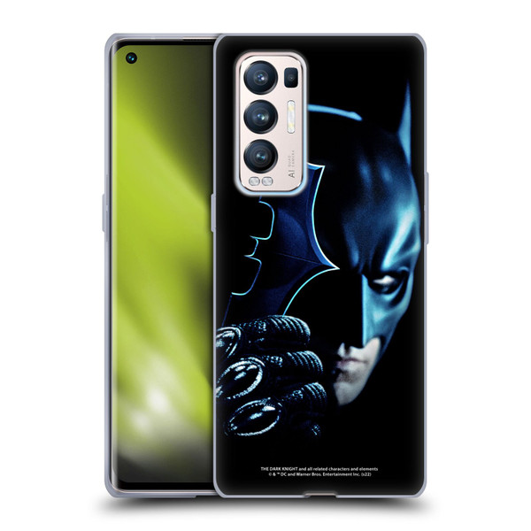 The Dark Knight Key Art Batman Batarang Soft Gel Case for OPPO Find X3 Neo / Reno5 Pro+ 5G
