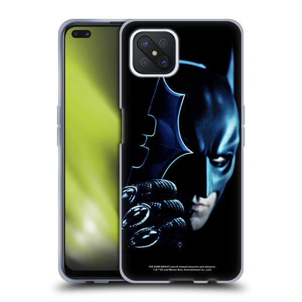 The Dark Knight Key Art Batman Batarang Soft Gel Case for OPPO Reno4 Z 5G