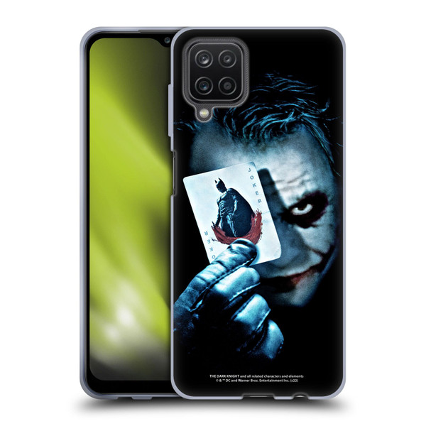 The Dark Knight Key Art Joker Card Soft Gel Case for Samsung Galaxy A12 (2020)