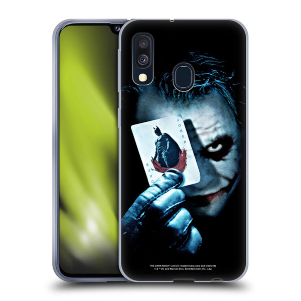 The Dark Knight Key Art Joker Card Soft Gel Case for Samsung Galaxy A40 (2019)