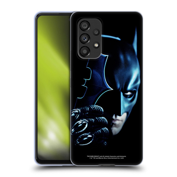 The Dark Knight Key Art Batman Batarang Soft Gel Case for Samsung Galaxy A53 5G (2022)