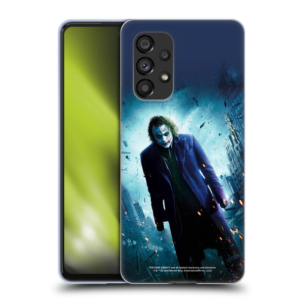 The Dark Knight Key Art Joker Poster Soft Gel Case for Samsung Galaxy A53 5G (2022)